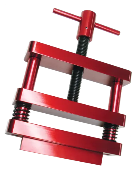 Proform - Engine Connecting Rod Vise Standard Vise Or Bench Mount T-Handle Type Fits All Sizes Connecting Rods Red Anodized Aluminum 1