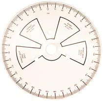 Proform - Camshaft-Degree Wheel 9In. Overall Diameter Universal Steel White Painted Featuring Black Numbers 1