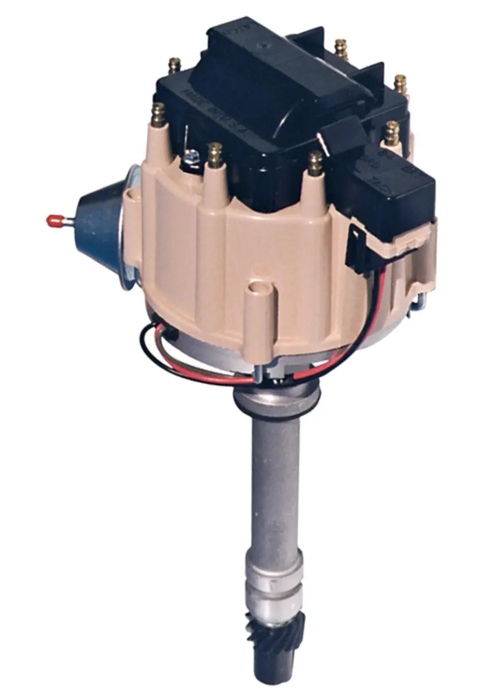 Proform - Hei Distributor Racing Type W/Vacuum Advance Tan Cap Unpolished Chevy V8 Engines 1
