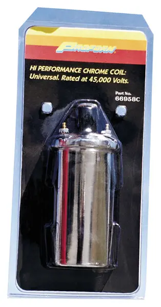Proform - Chrome Ignition Coil Universal High Performance 45,000 Volts Canister Style 1
