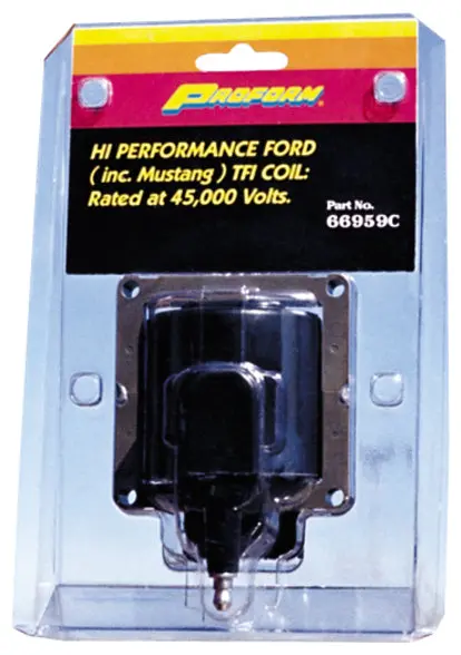 Proform - Engine Ignition Coil Ford Mustang Tfi E-Core Style 45,000 Volts Black 1
