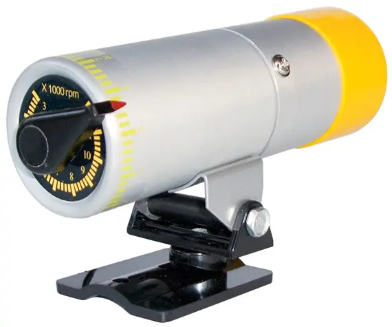 Proform - Rpm Shift Light Stand Alone Adjustable Model Silver Body With Yellow Cover 1