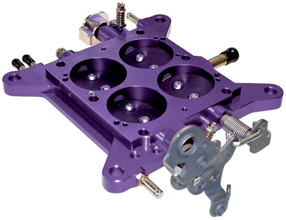 Proform - Carburetor Throttle Base Plate 4160 Model For 750 Cfm Vacuum Secondary Carb Billet Aluminum 1