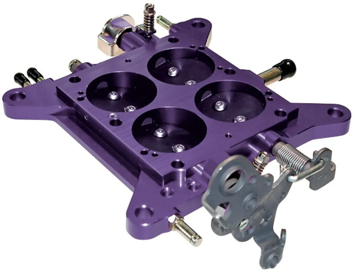 Proform - Carburetor Throttle Base Plate 4150 Model 650/700/750/800 Cfm Mech. Sec. Carb Billet Aluminum 1