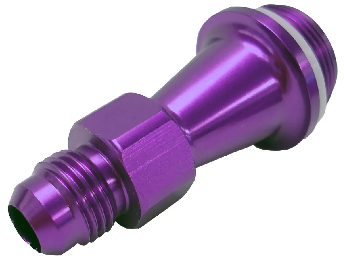 Proform - Carburetor Fuel Bowl Inlet Fitting Kit -6An Male To 7/8 - 20 Male Sold Each 1