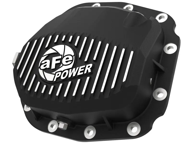 Afe Pro Series Rear Differential Cover Black W/ Fins 2015-2019 Ford F-150 (W/ Super 8.8 Rear Axles) 1