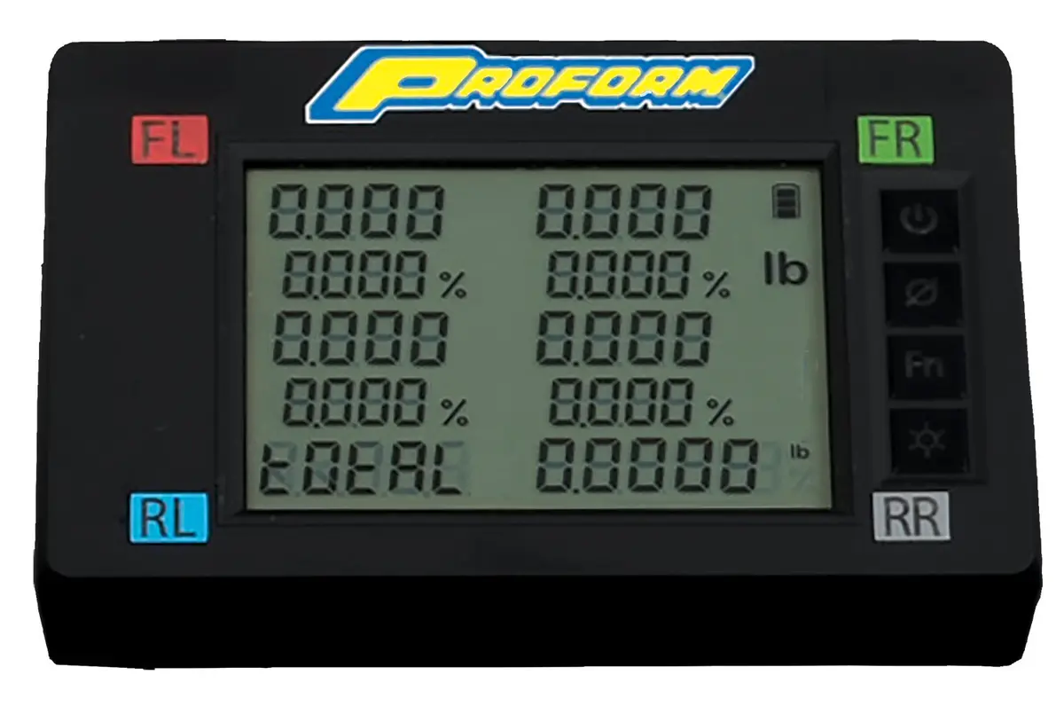 Proform - Slim Wireless Vehicle Scale System 7,000 Lb Capacity 1,750 Lb Per Pad Rating Includes 4 Pads 1