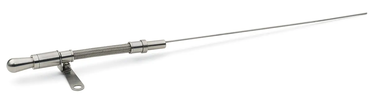 Proform - Oil Dipstick Kit Push-In Type Flexible Stainless Timing Cover 289/302/351W 1