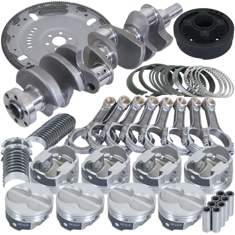 Eagle Ford 302 3.400In Crank 5.400In I-Beam Rods 4.040In Pistons 164 Tooth Fp Balanced Assembly 1
