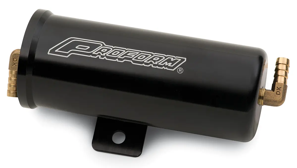 Proform - Radiator Overflow Canister Billet Aluminum Universal Anodized Black 1