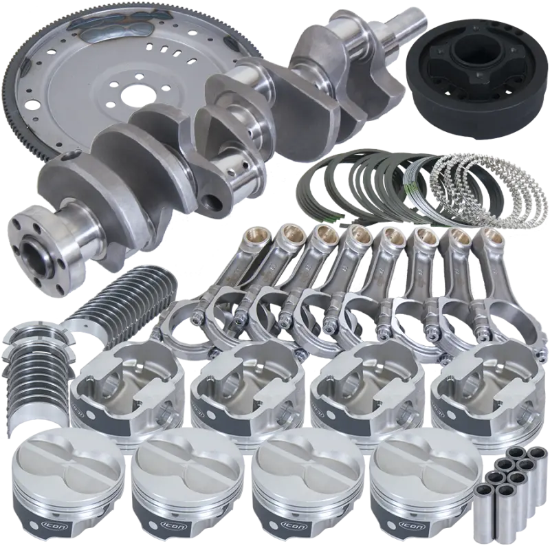 Eagle Ford 302 3.400In Crank 5.400In I-Beam Rods 4.000In Pistons 157 Tooth Fp Balanced Assembly 1