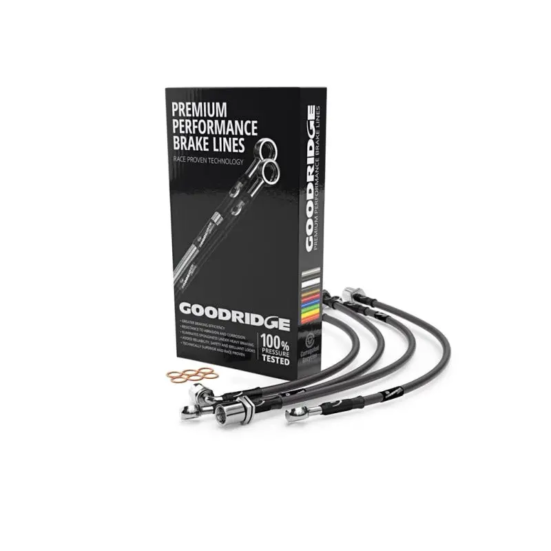 Goodridge 07-19 Bmw X6 Stainless Steel Brake Lines 1