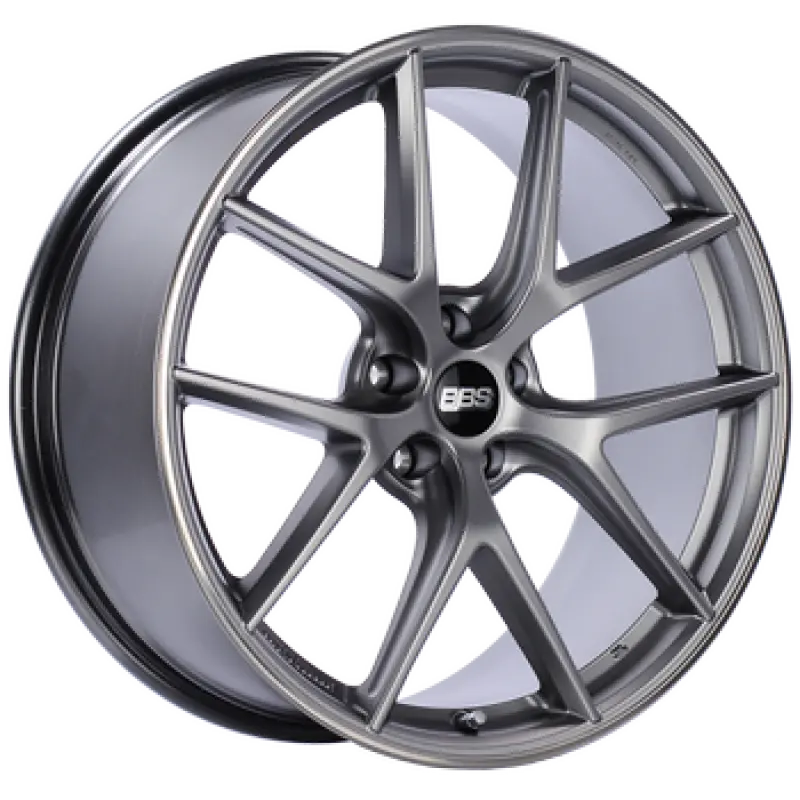 Bbs Ci-R 20X9 5X112 Et39 Platinum Silver Polished Rim Protector Wheel -82Mm Pfs/Clip Required 1
