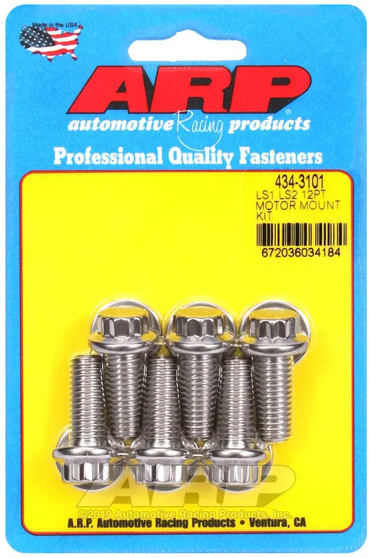 Arp Ls1 Ls2 Ss 12Pt Motor Mount Bolt Kit 1