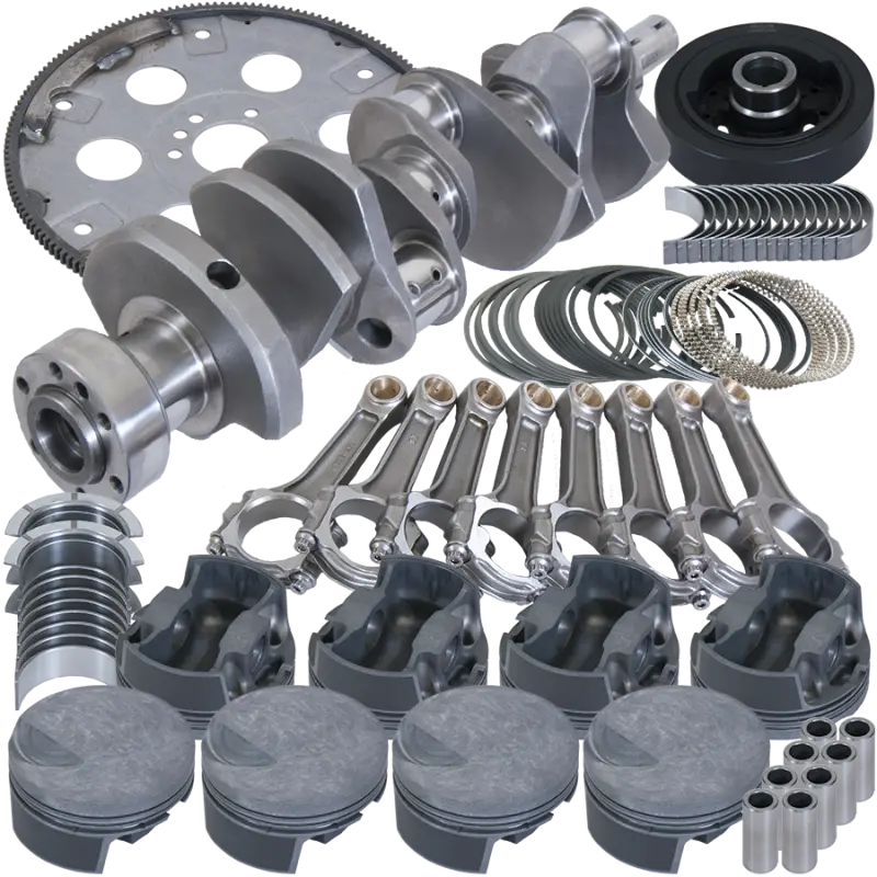 Eagle Chevy 454 1Pc 4.250In Crank 6.385In I-Beam Rod -3Cc Flat Top 4.320In Pistons Balanced Assembly 2