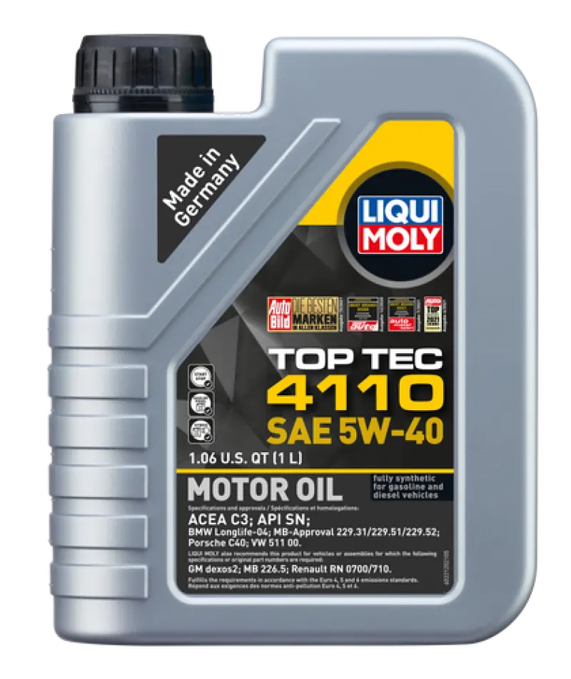 Liqui Moly 1L Top Tec 4110 Motor Oil Sae 5W40 1