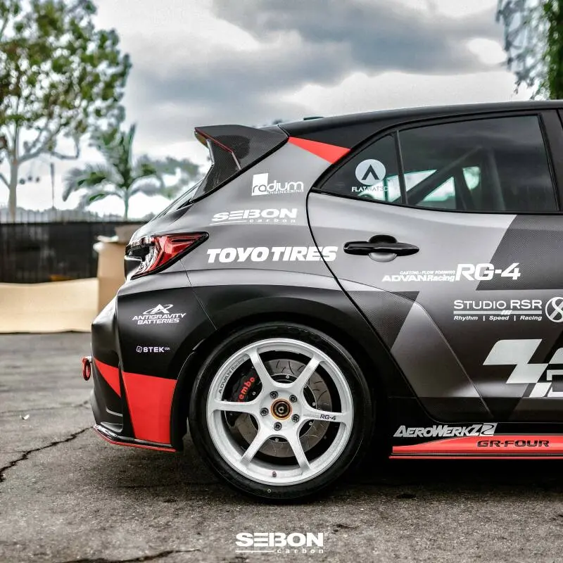 Seibon 2023+ Toyota Gr Corolla Mb-Style Carbon Fiber Rear Lip 1