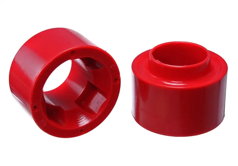 Energy Suspension 07-17 Jeep Wrangler (Jk) Red Front Coil Spring Spacer 1-3/4In Lift Set 1