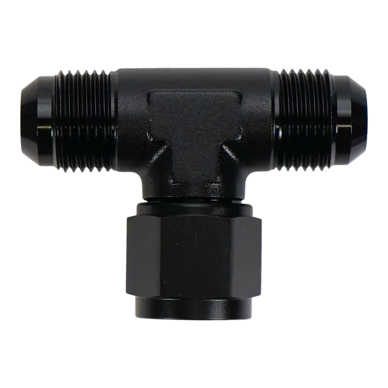 Deatschwerks An-10 Male Flare To Female Flare Swivel Tee On 90 1