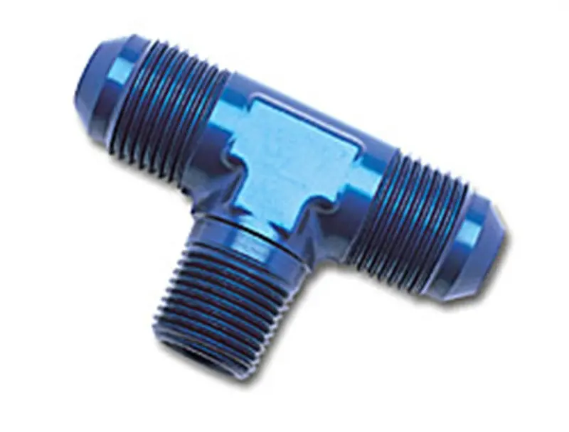Russell Performance -6 An To 3/8In Npt Flare To Pipe Tee Fitting 1