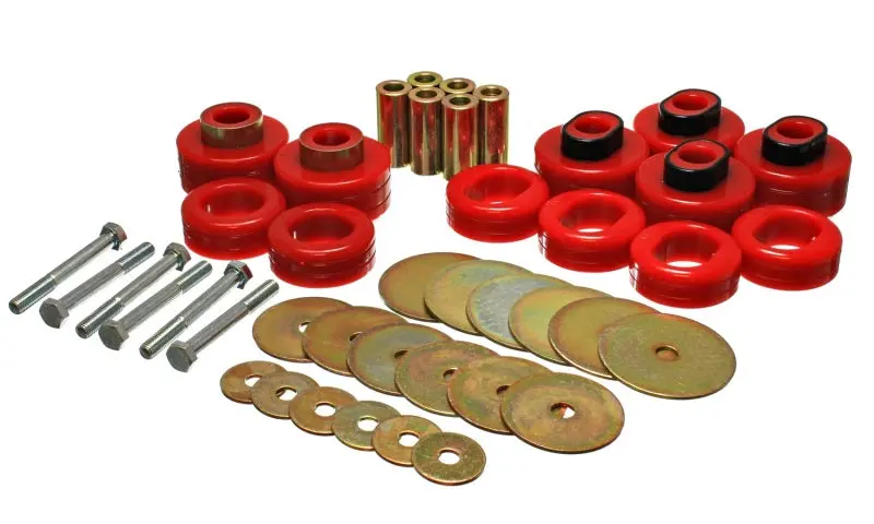 Energy Suspension Cab Mount Set - Std Cab - Red 1