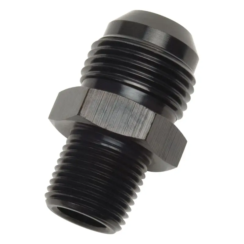 Russell Performance -8 An To 1/2In Npt Straight Flare To Pipe (Black) 2