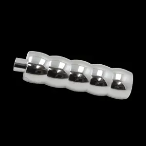 Upr 1979-2004 Ford Mustang Regular Emergency Brake Handle W/ Button - Polished 1