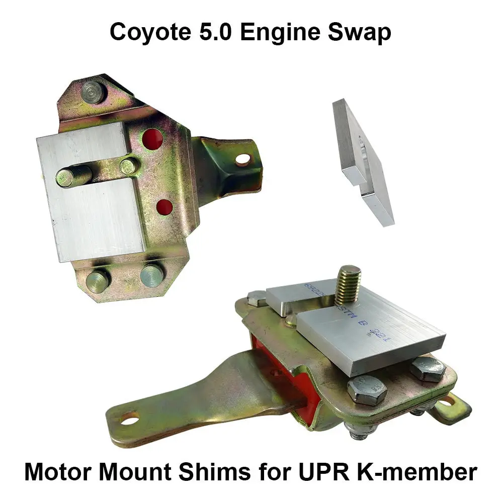 Upr 1979-2004 Ford Mustang Motor Mount Shim Pair 1/4 1