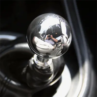 Upr Bullitt Style Round Shift Knob - Polished 1