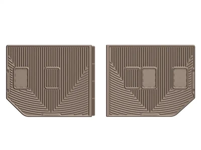 Weathertech 07-10 Chevrolet Suburban Rear Rubber Mats - Tan 2