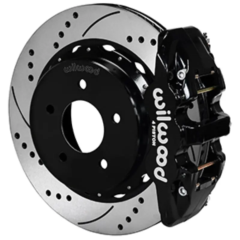 Wilwood 1988-1998 Gmc C1500 Aero4 Srp Rear Brake Kit 14In Brake Rotor 1