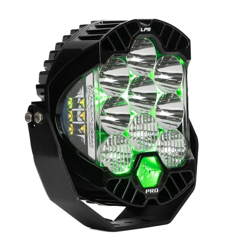 Baja Designs Lp9 Series Driving Combo Pattern Led Light Pods - Green 1