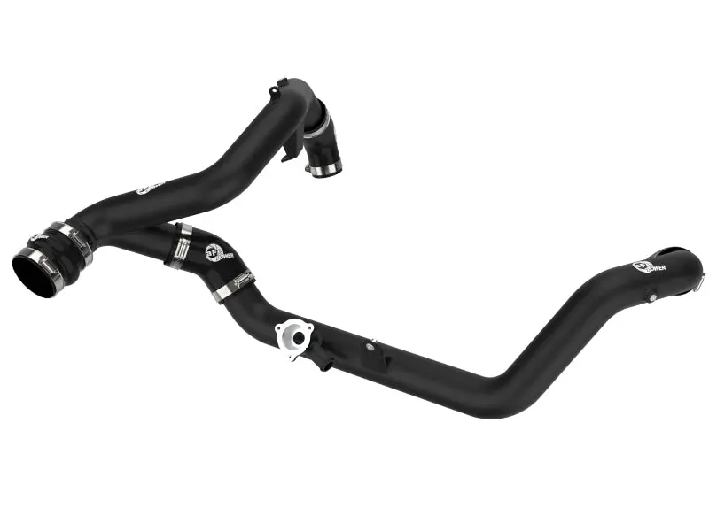 Afe Bladerunner 2-1/4 In Aluminum Hot Charge Pipe Black 20-23 Ford Explorer/Explorer St - Black 1