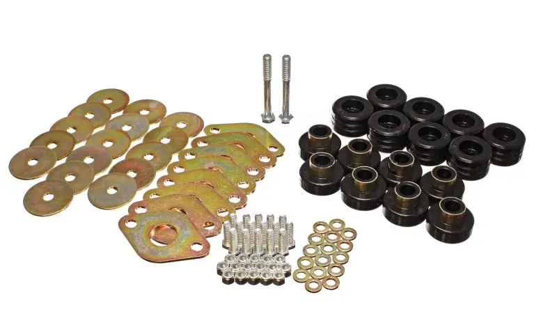 Energy Suspension Body Mount Set W/Hardware - Black 1