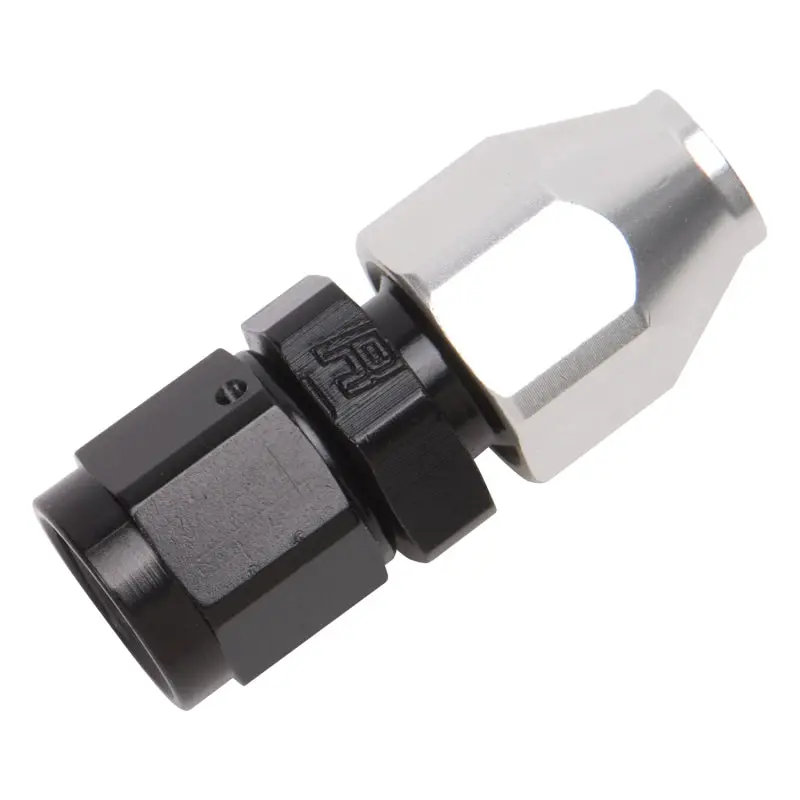 Russell Performance Black/Silver -8 An Female Swivel To 1/2In Aluminum Tube 1