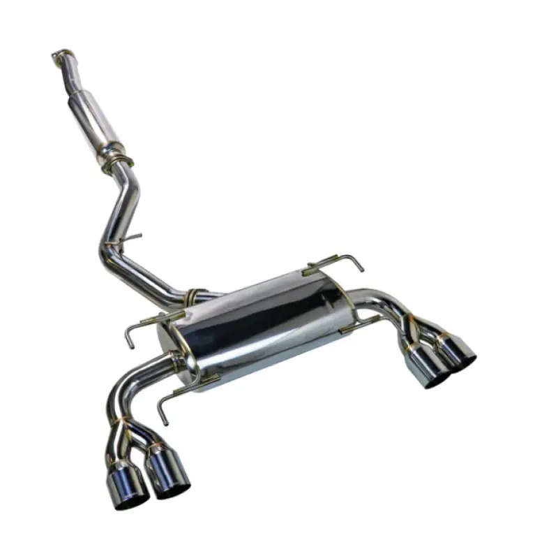 Remark 08-14 Subaru Wrx Sti Gr Hatch Sports Touring Cat-Back Exhaust - Ss Quad Tips (Resonated) 1