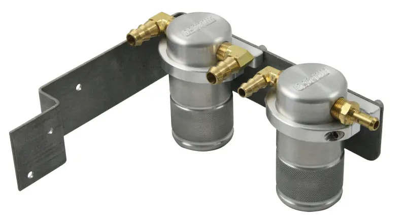 Moroso 08-14 Subaru Wrx Air/Oil Separator Catch Can - Small Body - Billet Aluminum 1
