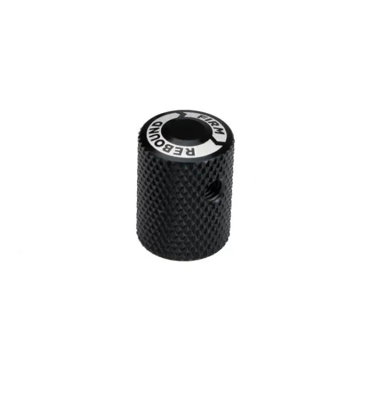 Ridetech Aluminum Long Rebound Knob For 1.5In Smooth Body Shock Stud - Black (Single) 1
