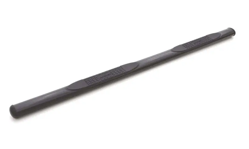 Lund 2019 Chevy Silverado 1500 Crew Cab (Rocker Panel) 4In. Oval Straight Steel Nerf Bars - Black 1