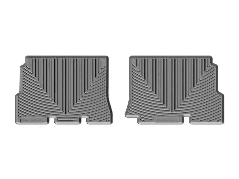 Weathertech 14-16 Jeep Wrangler Rear Rubber Mats - Grey 1