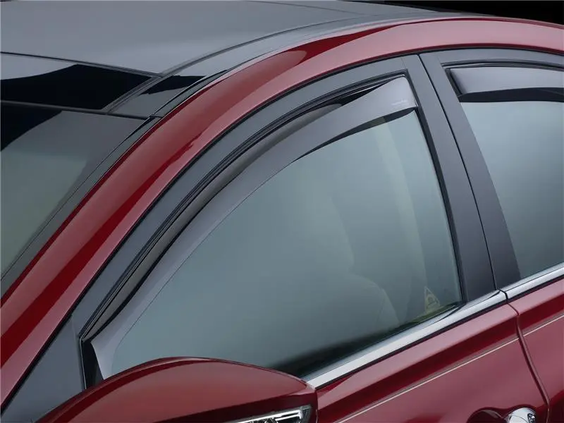 Weathertech 09+ Volkswagen Routan Front Side Window Deflectors - Dark Smoke 2