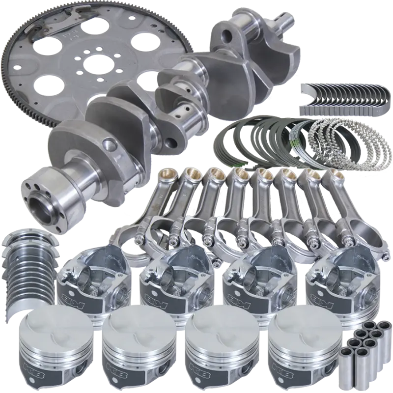 Eagle Chevy 305 1Pc 3.480In Crank 5.700In I-Beam Rods 3.766In Pistons 153 Tooth Fp Balanced Assembly 1
