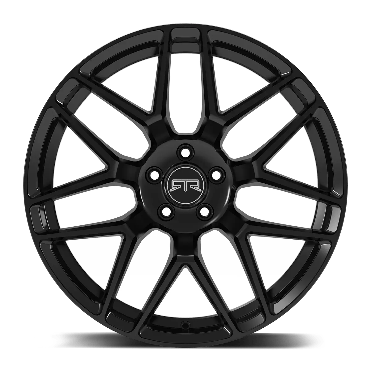 Rtr Tech Mesh Gloss Black Wheel - Rear Only; 19X10.5; 5X4.50; 45Mm Offset - 2005-2022 Ford Mustang All 1