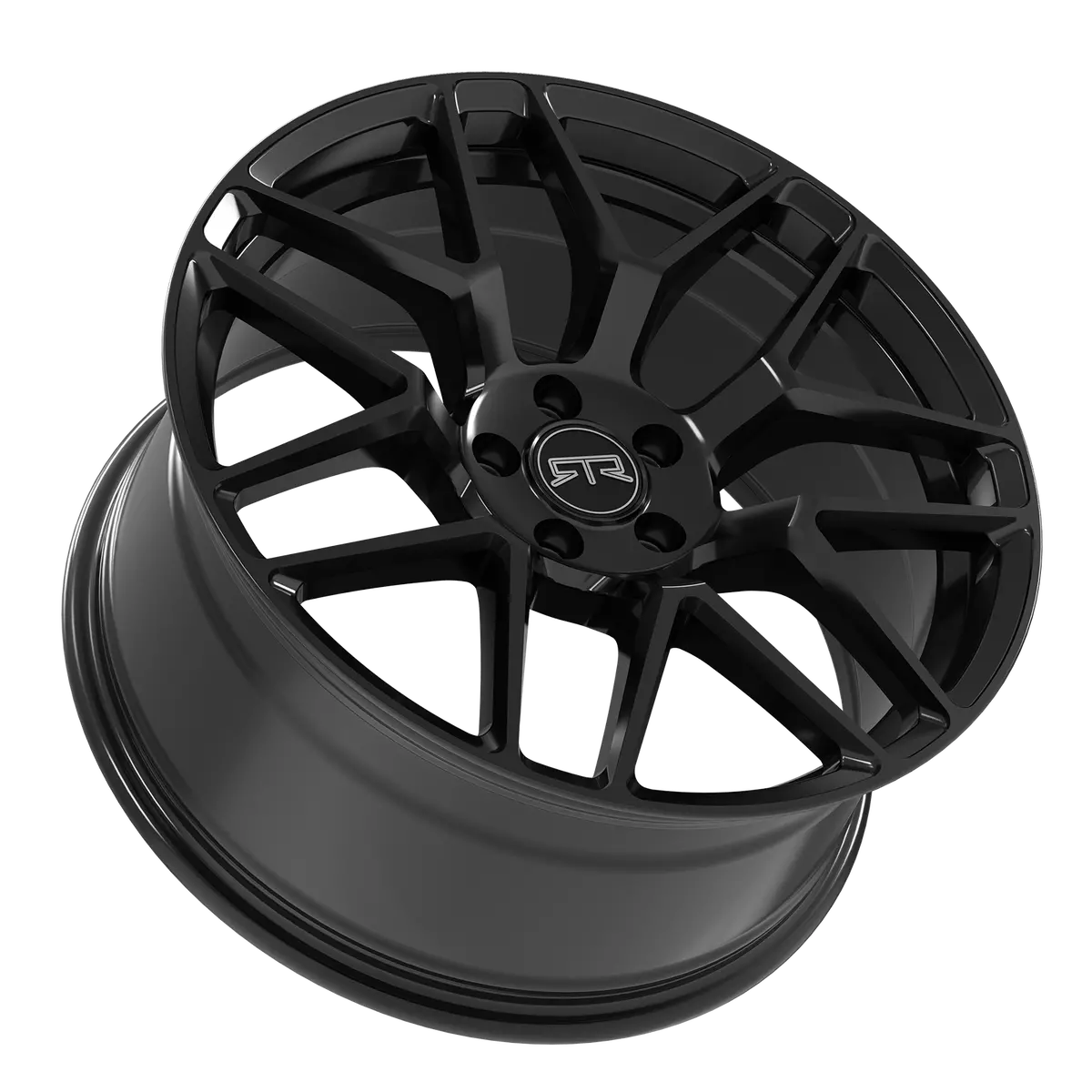 Rtr Tech Mesh Gloss Black Wheel - Rear Only; 19X10.5; 5X4.50; 45Mm Offset - 2005-2022 Ford Mustang All 2