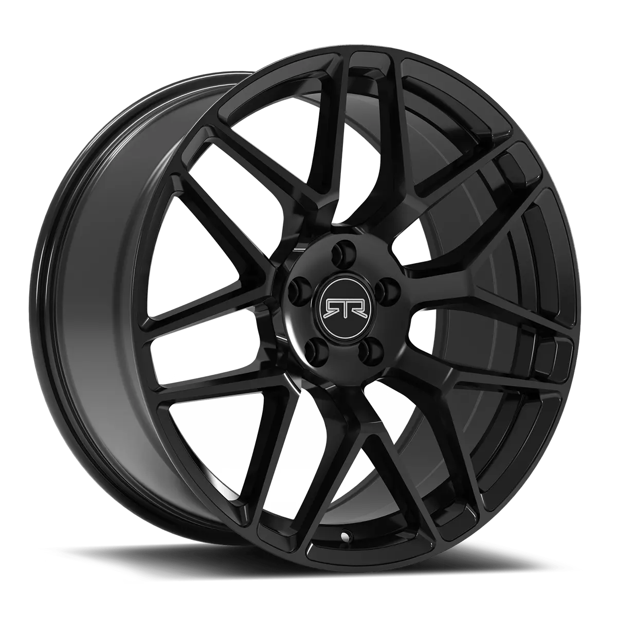 Rtr Tech 7 Gloss Black Wheel - Rear Only; 19X10.5; 5X4.50; 45Mm Offset - 2005-2022 Ford Mustang All 1