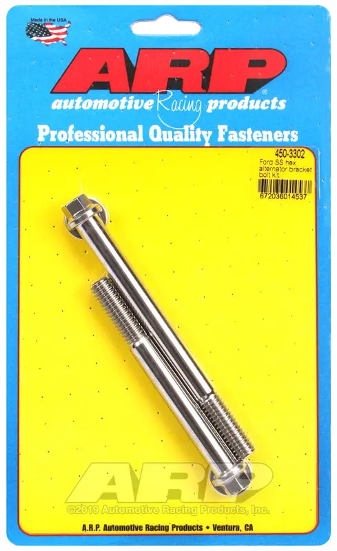Arp Ford Ss Hex Alternator Bracket Bolt Kit 1
