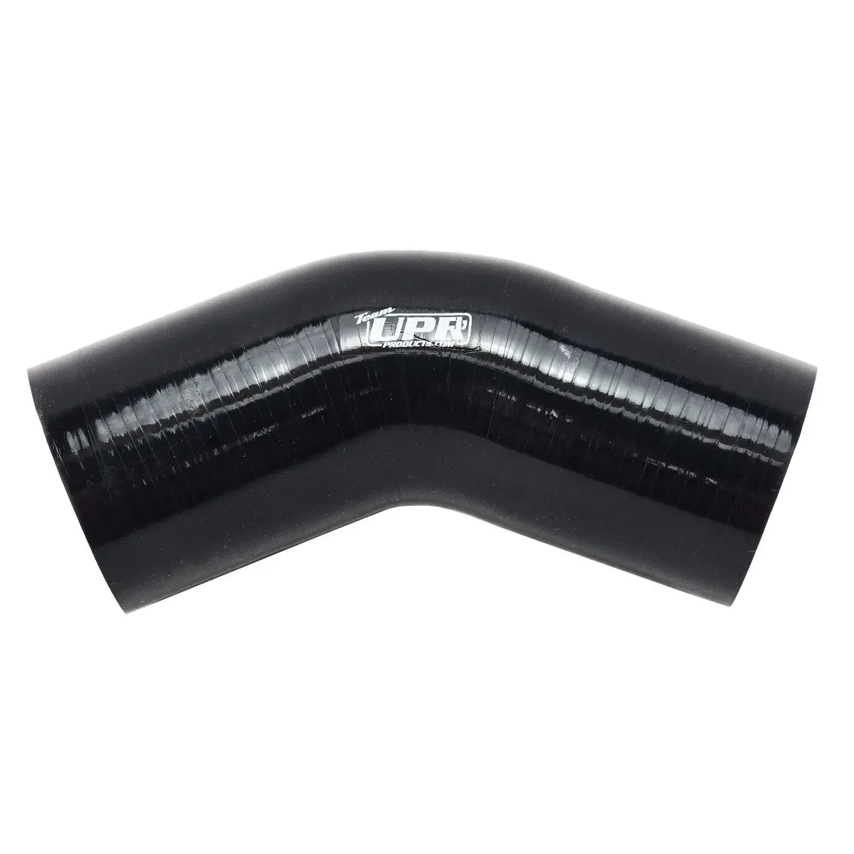 Upr Silicone 45 Elbow Coupler 2.50 -Black 2