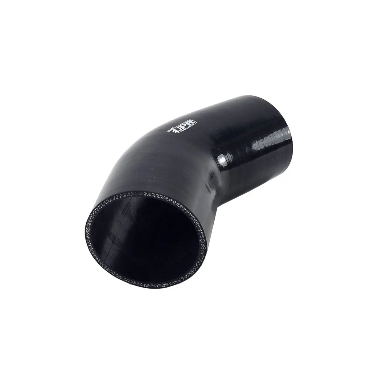 Upr Silicone 45 Elbow Coupler 3.00 -Black 1