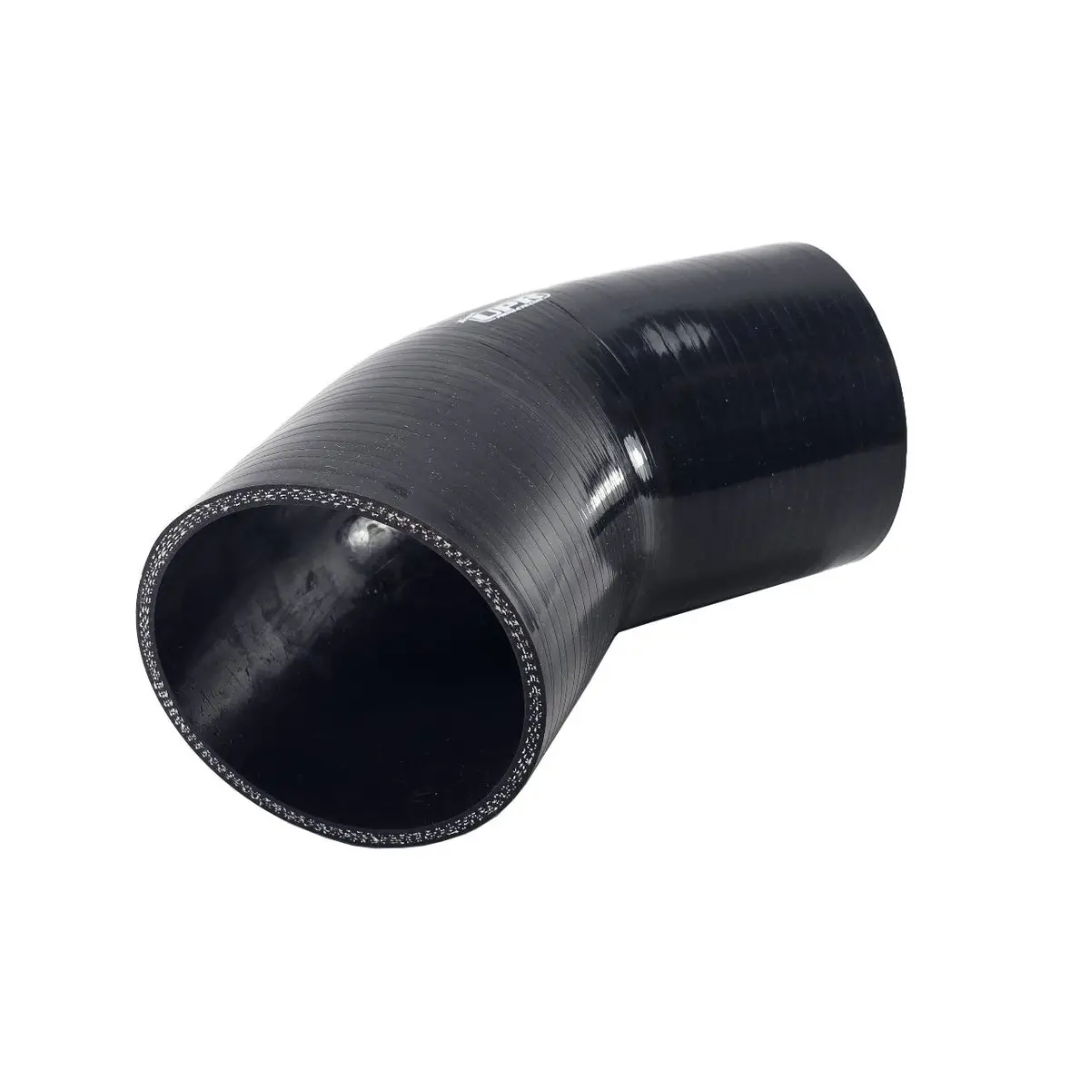 Upr Silicone 45 Elbow Coupler 3.50 -Black 1