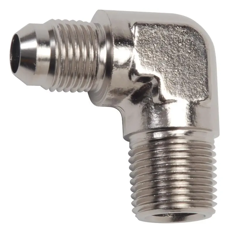 Russell Performance -4 An To 1/4In Npt 90 Degree Flare To Pipe Adapter (Endura) 2